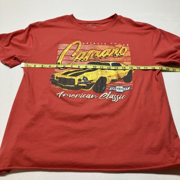 GM American Classic Camero Red Crop T Shirt Women’s Size L - Picture 5 of 6